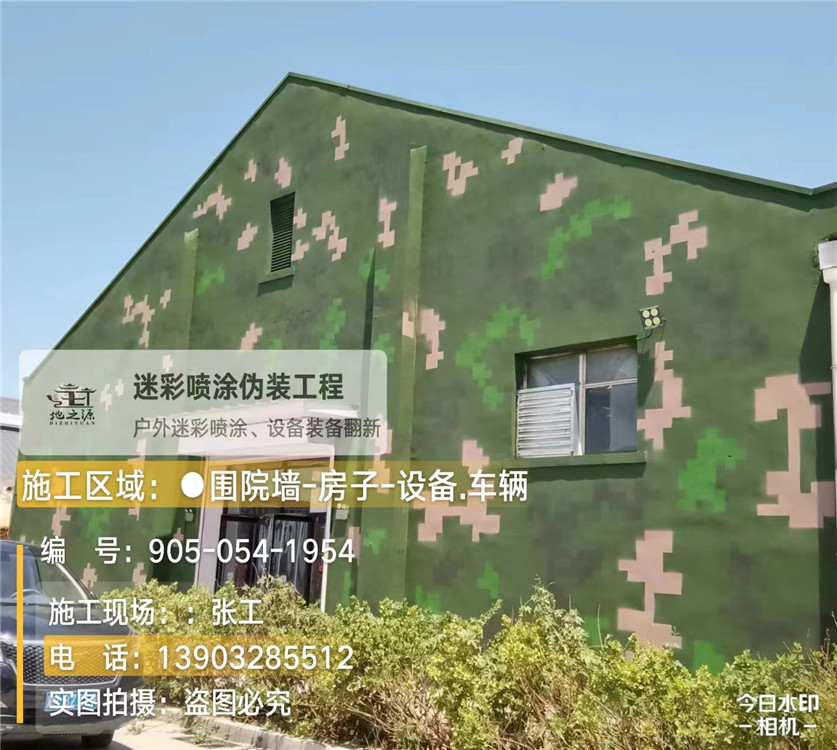 巴彦淖尔外墙数码迷彩漆施工报价清单(100㎡标准墙面测算)